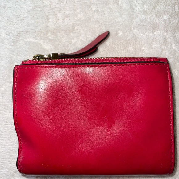 Red leather Michael Kors Wallet - Picture 2 of 3